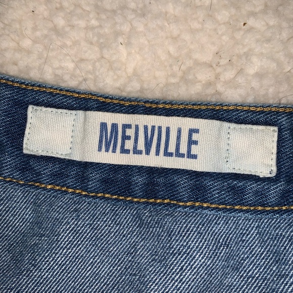 Brandy Melville High-waisted Button Up Jean Skirt - Picture 5 of 6